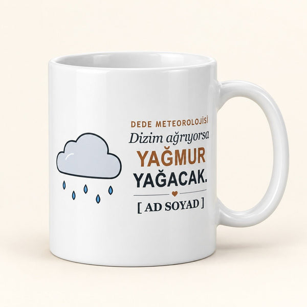 Dede Meteorolojisi - İsimli Dede Kupası - Hediye Kutusu