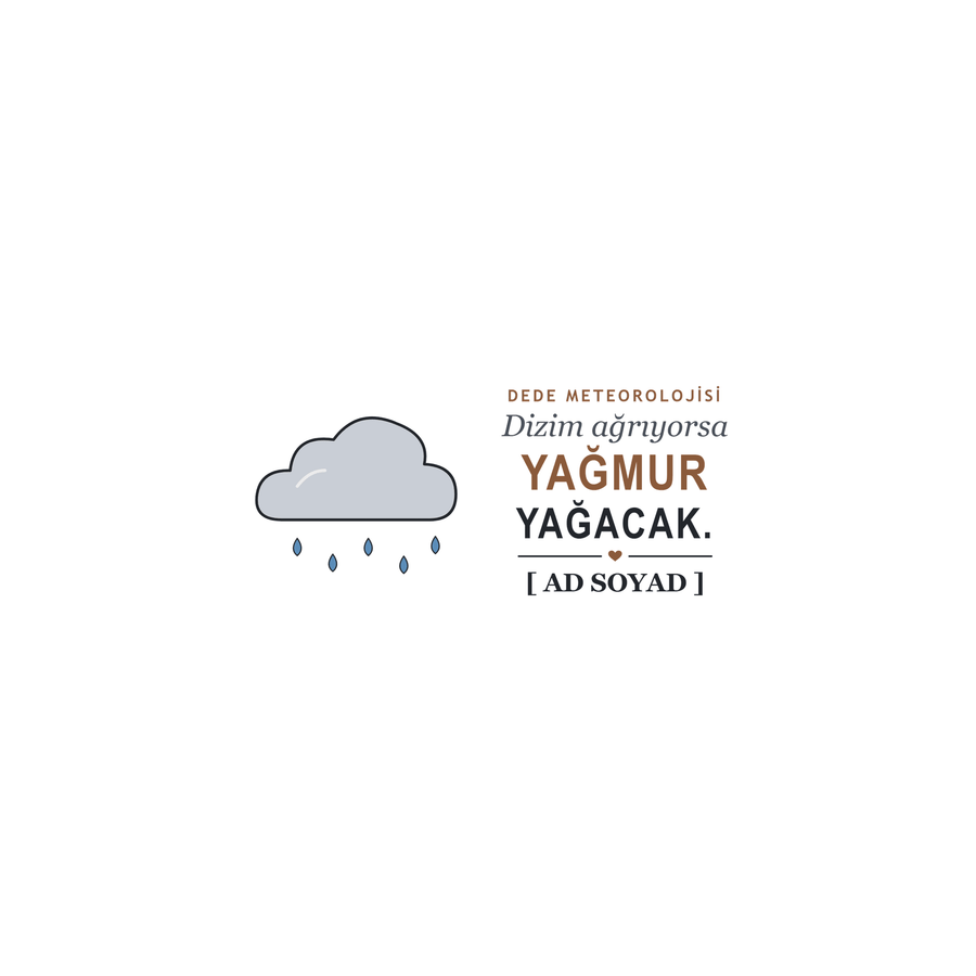 Dede Meteorolojisi - İsimli Dede Kupası - Hediye Kutusu