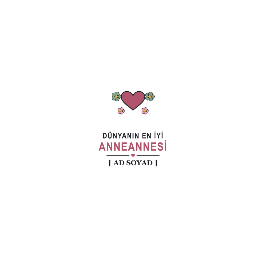 Dünyanın En İyi Anneannesi - İsimli Anneanne Kupası - Hediye Kutusu