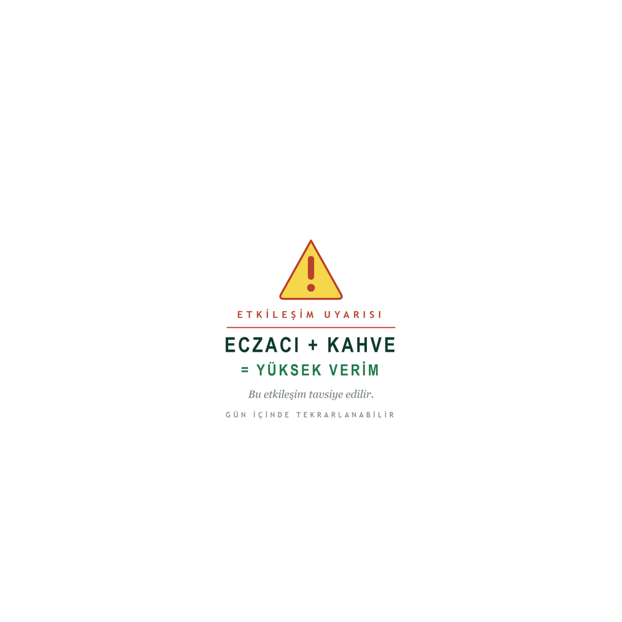 Eczacı ve Kahve Etkileşim Uyarılı Kupa - Hediye Kutusu