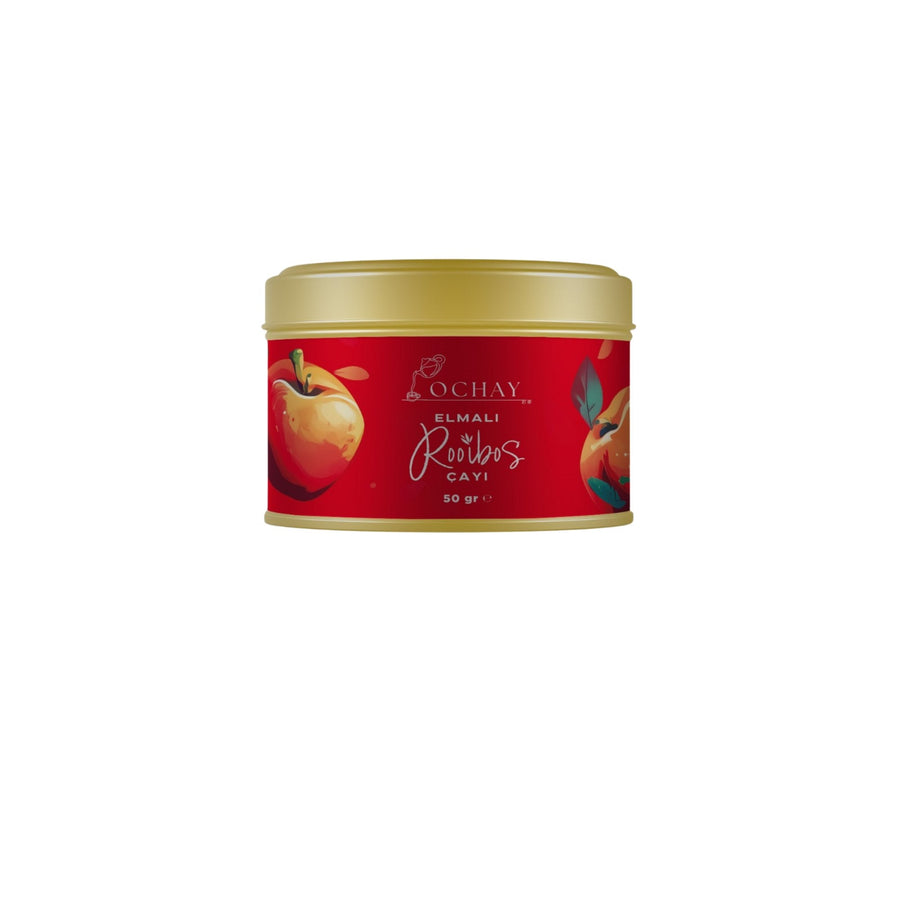 Elmalı Rooibos Çayı 50 Gram - Hediye Kutusu