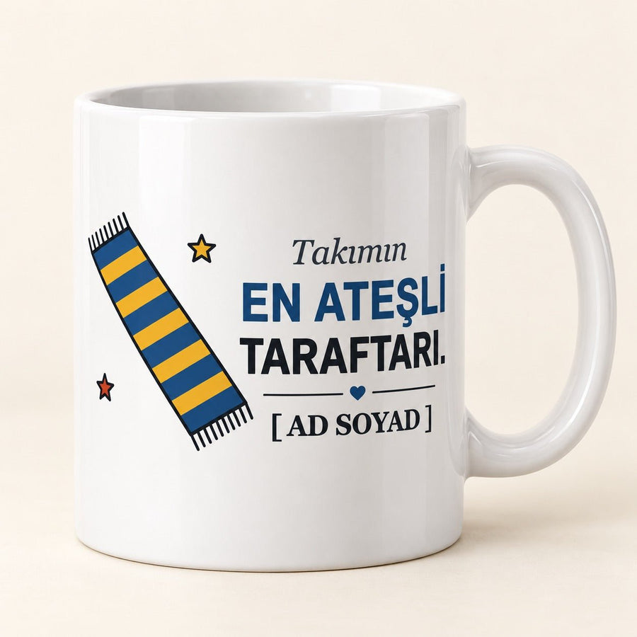 En Ateşli Taraftar - İsimli Amca Kupası - Hediye Kutusu