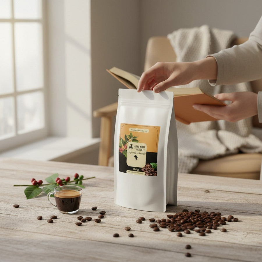 Etiyopya Lekempti Kahve 100 Gr - Hediye Kutusu