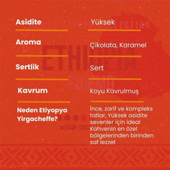 Etiyopya Yirgacheffe Kahve 100 Gr - Hediye Kutusu