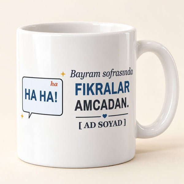 Fıkralar Amcadan - İsimli Amca Kupası - Hediye Kutusu