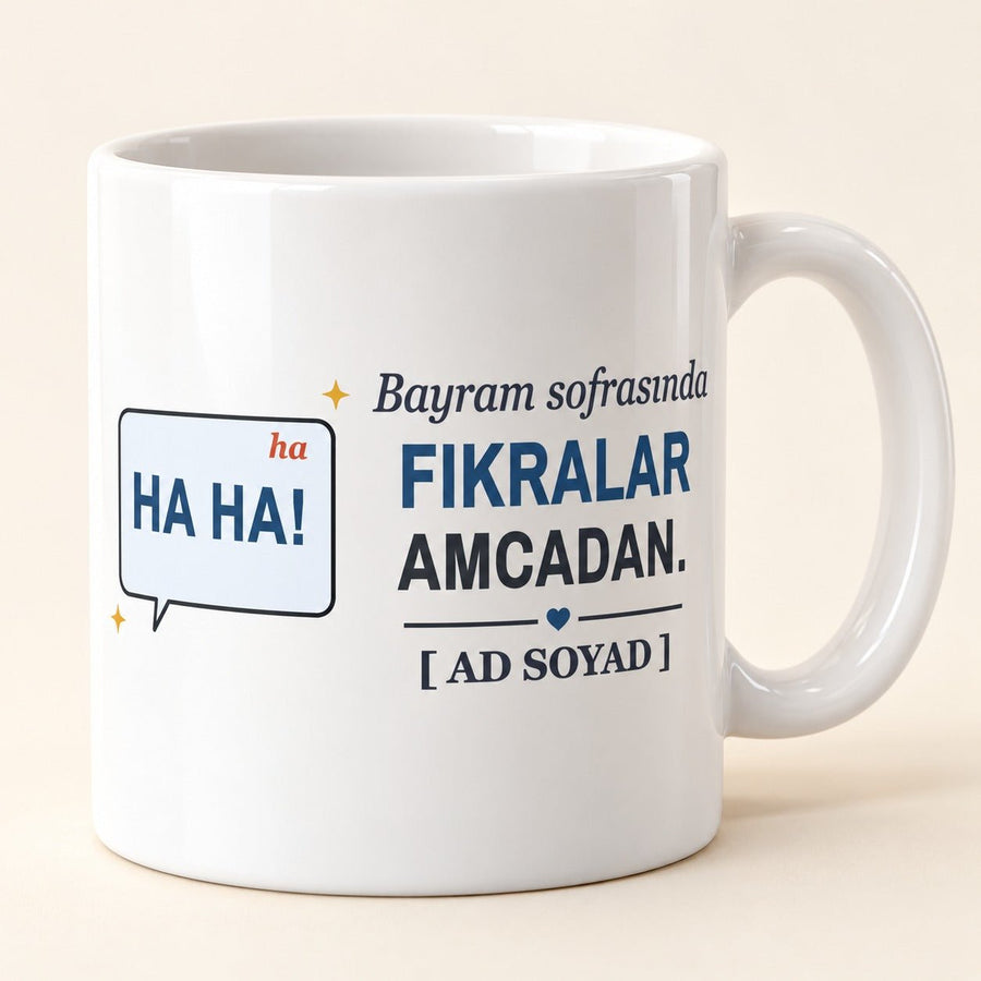 Fıkralar Amcadan - İsimli Amca Kupası - Hediye Kutusu