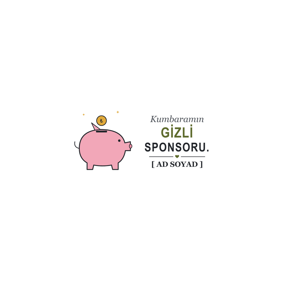 Gizli Sponsor - İsimli Dayı Kupası - Hediye Kutusu