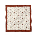 Göz Desenli Kahverengi Bandana - Hediye Kutusu