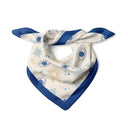 Göz Desenli Mavi Bandana - Hediye Kutusu