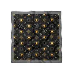 Göz Desenli Siyah Bandana - Hediye Kutusu