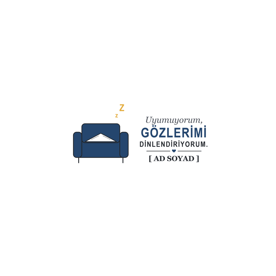Gözlerimi Dinlendiriyorum - İsimli Baba Kupası - Hediye Kutusu