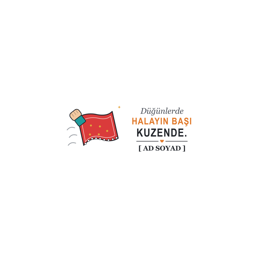 Halayın Başı Kuzende - İsimli Kuzen Kupası - Hediye Kutusu
