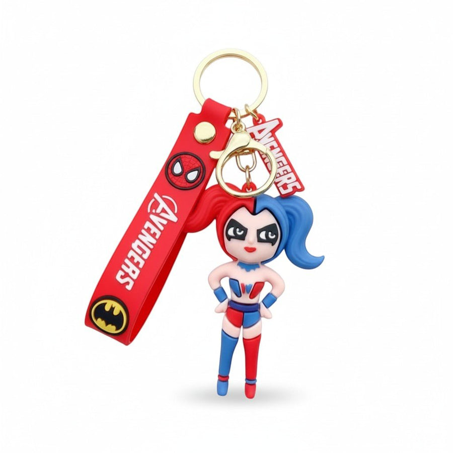 Harley Quinn Silikon Anahtarlık Model 1 - Hediye Kutusu