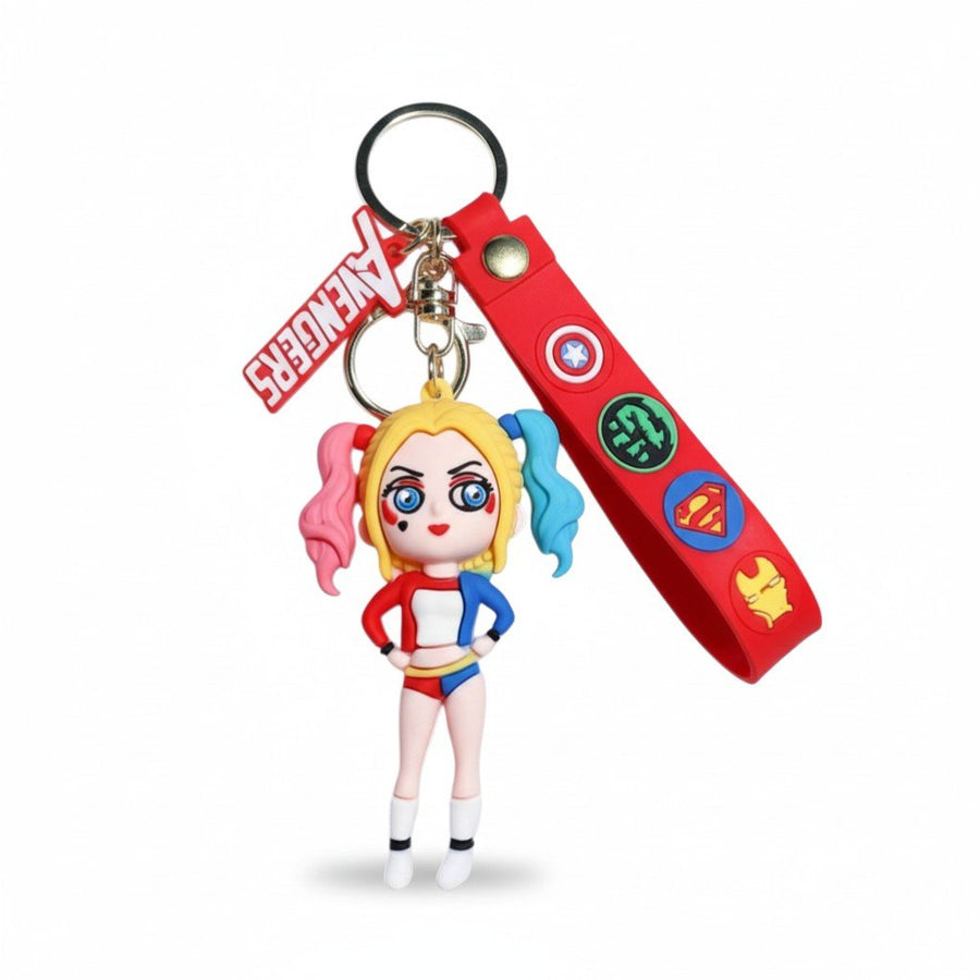 Harley Quinn Silikon Anahtarlık Model 2 - Hediye Kutusu