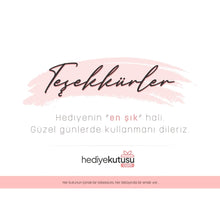 Hediye Kutusu Teşekkür Kartı