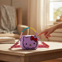 Hello Kitty Silikon Çanta Mor - Hediye Kutusu