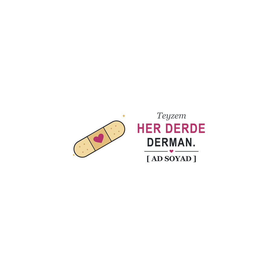 Her Derde Derman - İsimli Teyze Kupası - Hediye Kutusu