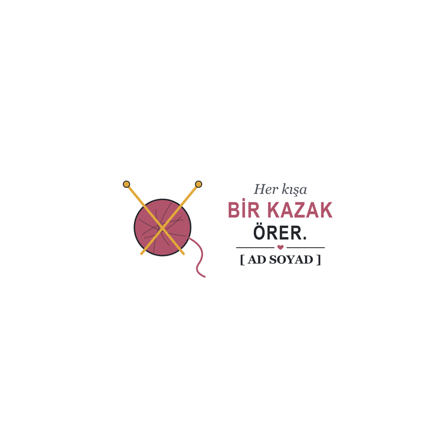 Her Kışa Bir Kazak - İsimli Anneanne Kupası - Hediye Kutusu