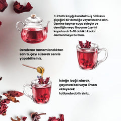 Hibiskus Çayı 50 Gram - Hediye Kutusu