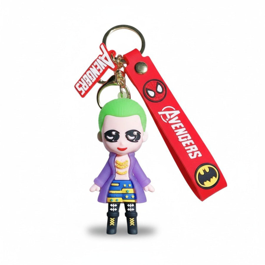Joker Silikon Anahtarlık DC Karakter - Hediye Kutusu