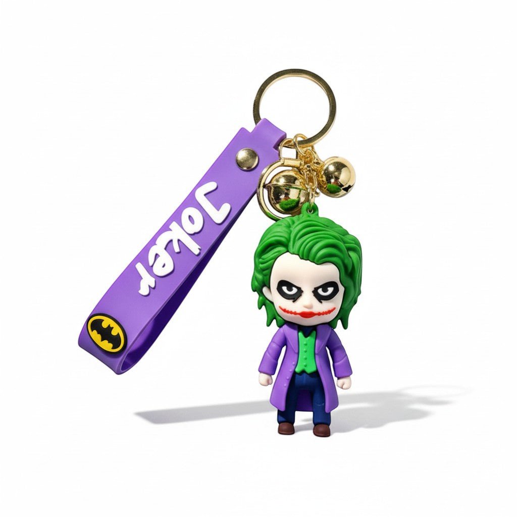 Joker Silikon Anahtarlık Mor - Hediye Kutusu