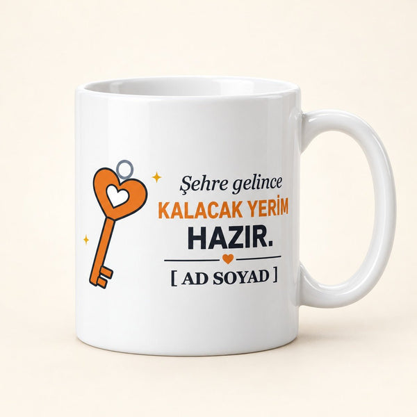 Kalacak Yerim Hazır - İsimli Kuzen Kupası - Hediye Kutusu