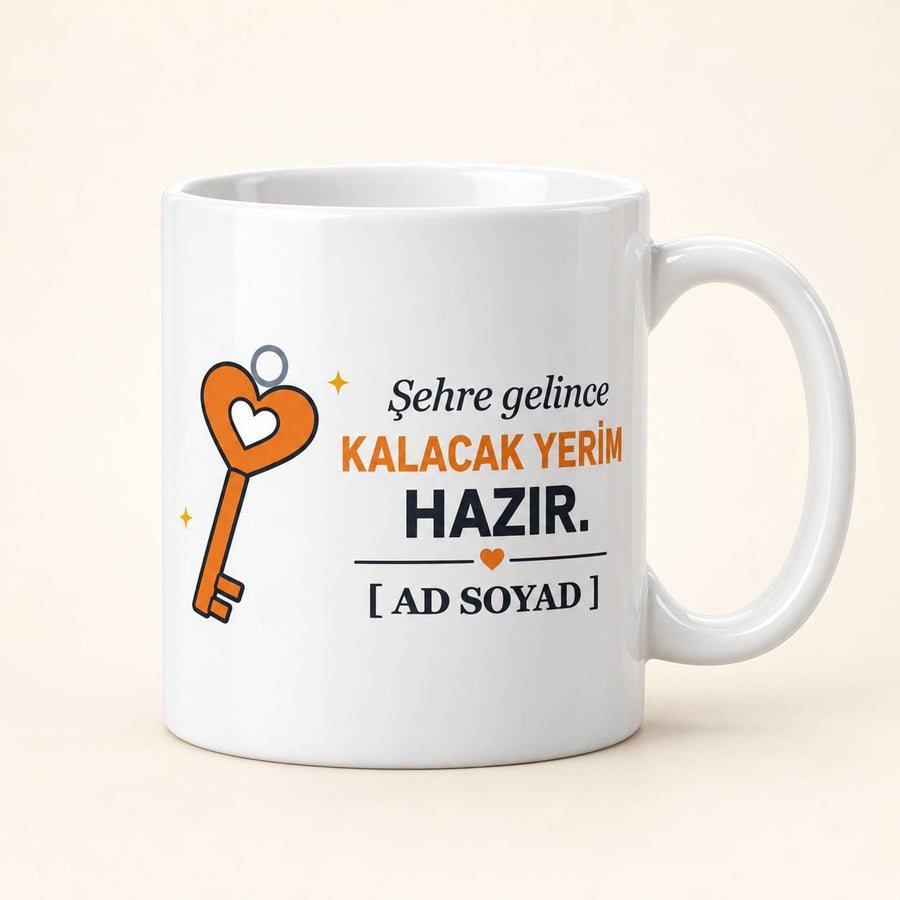 Kalacak Yerim Hazır - İsimli Kuzen Kupası - Hediye Kutusu