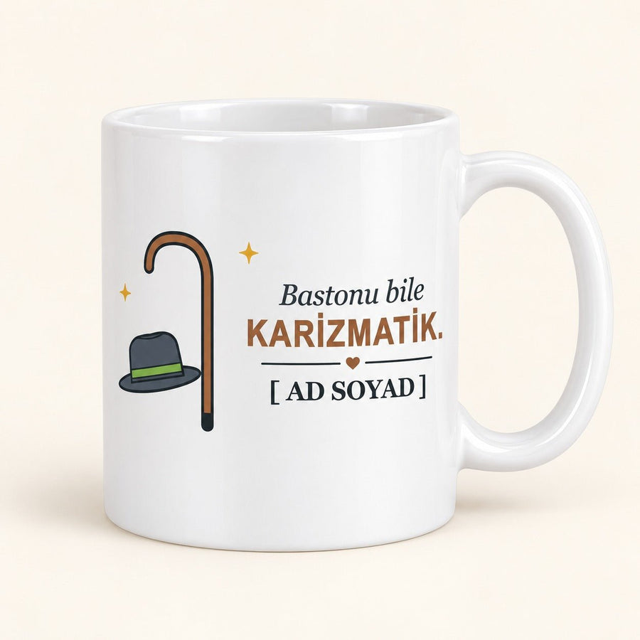 Karizmatik Dede - İsimli Dede Kupası - Hediye Kutusu