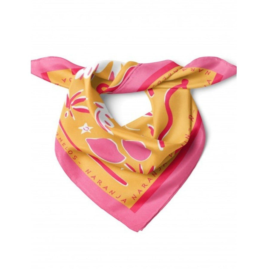 Kuş ve Meyve Desen Bandana - Hediye Kutusu