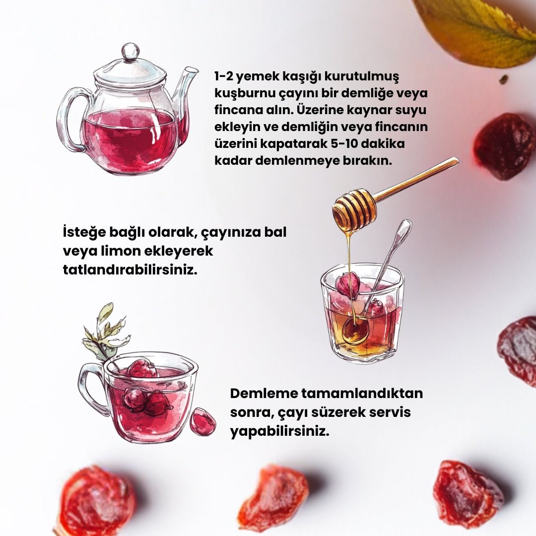 Kuşburnu Çayı 100 Gram - Hediye Kutusu