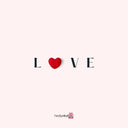 Love Minimal Sevgililer Günü Kartı - Hediye Kutusu