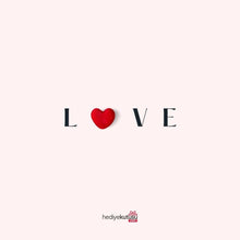 Love Minimal Sevgililer Günü Kartı