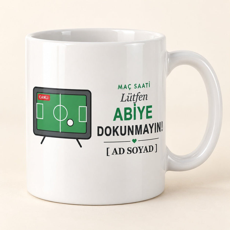 Maç Saati - İsimli Abi Kupası - Hediye Kutusu