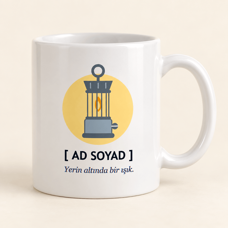 Madenci Lambalı İsimli Madenci Kupası - Hediye Kutusu