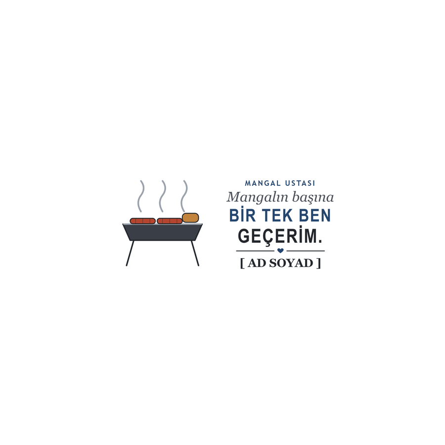 Mangal Ustası - İsimli Baba Kupası - Hediye Kutusu