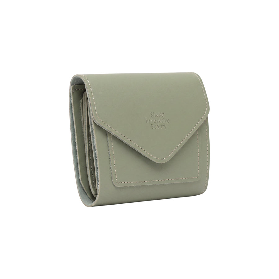 Mint Yeşili Zarf Çıtçıtlı Cüzdan - Hediye Kutusu