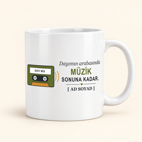 Müzik Sonuna Kadar - İsimli Dayı Kupası - Hediye Kutusu