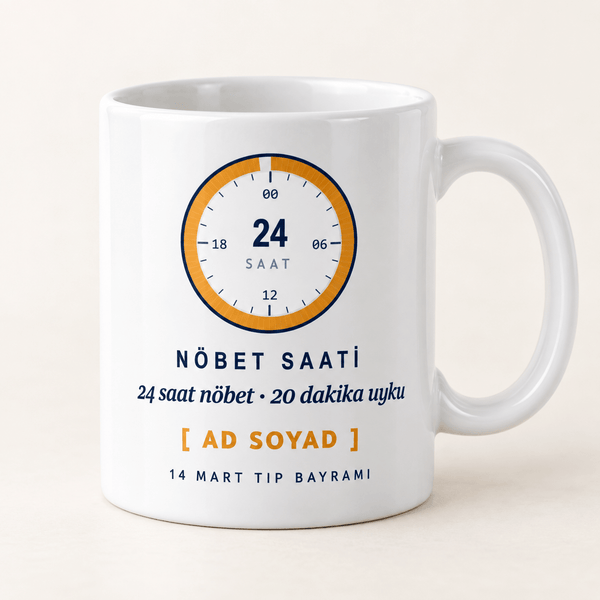 Nöbet Saati İsimli Doktorlar Günü Kupası - Hediye Kutusu
