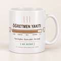 Öğretmen Yakıtı İsimli Kahve Kupası