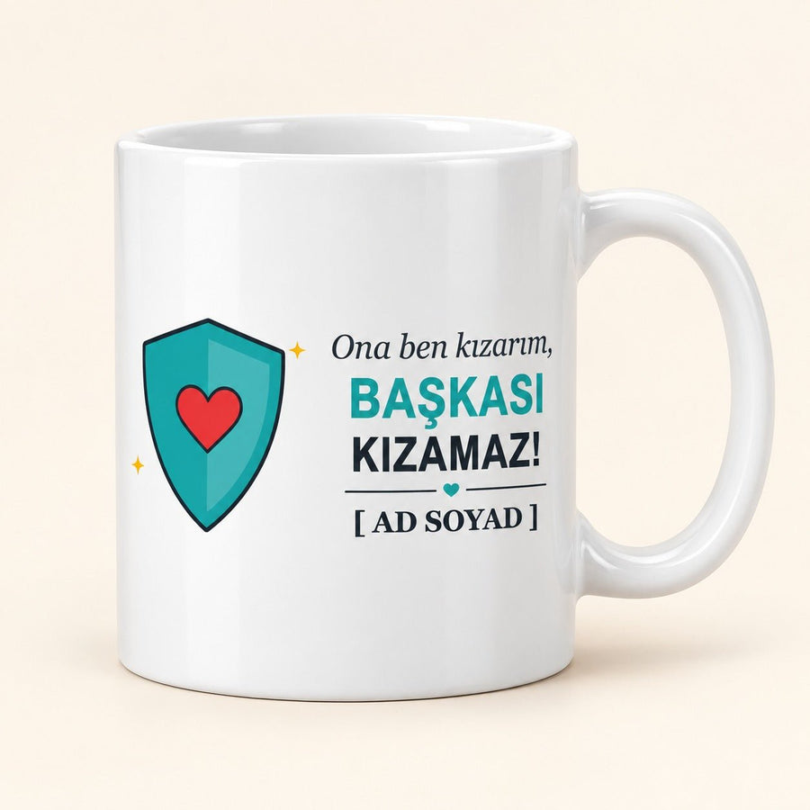 Ona Ben Kızarım - İsimli Kardeş Kupası - Hediye Kutusu