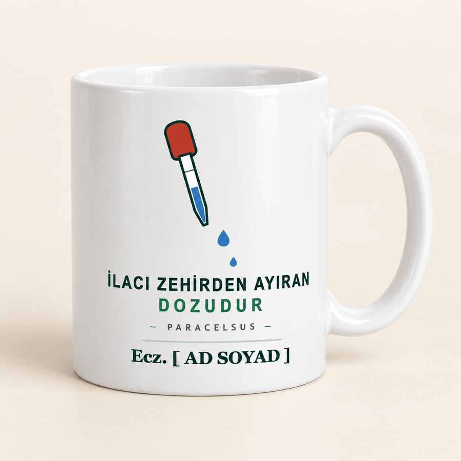 Paracelsus Sözlü İsimli Eczacı Kupası - Hediye Kutusu