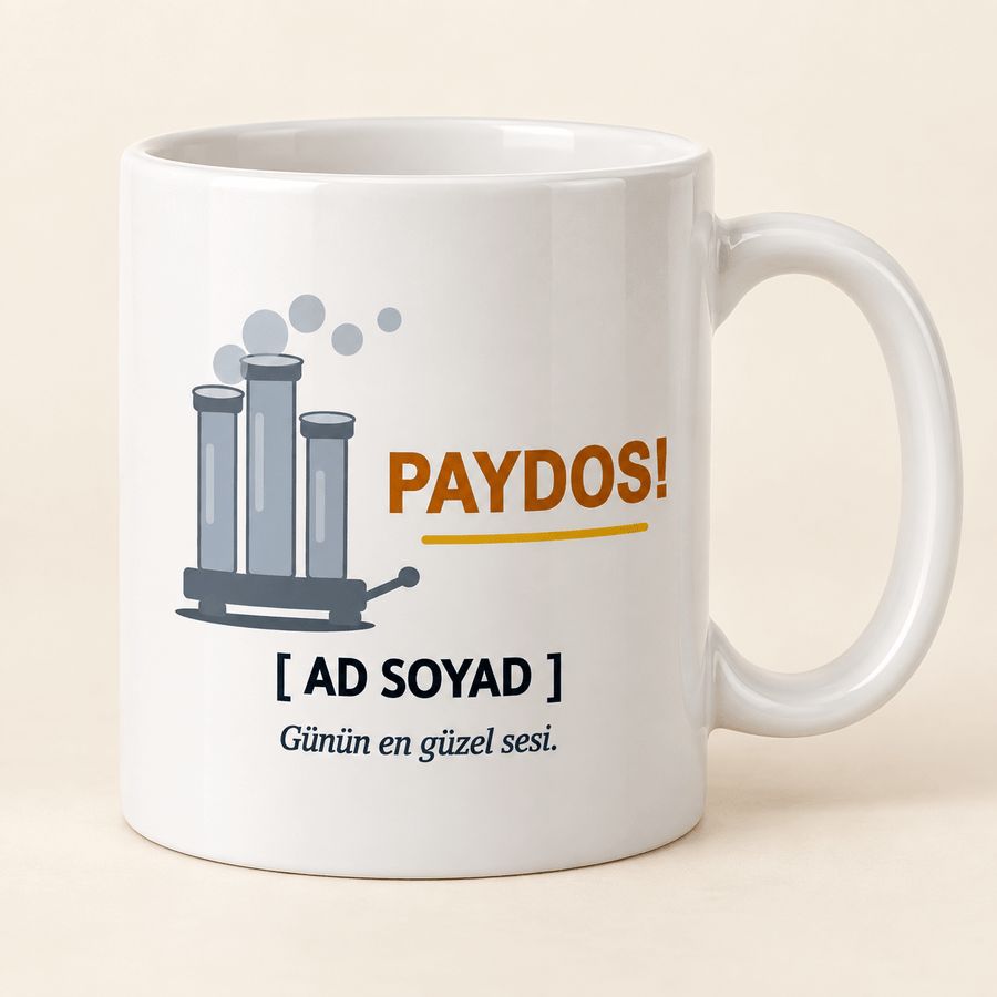Paydos Düdüklü İsimli İşçi Kupası - Hediye Kutusu