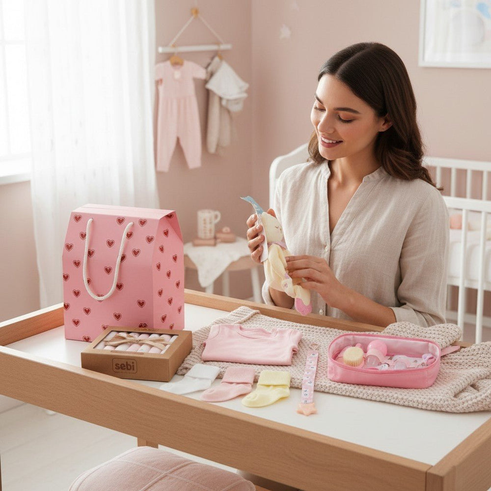 Pembe Premium Yenidoğan Hediye Kutusu - Hediye Kutusu