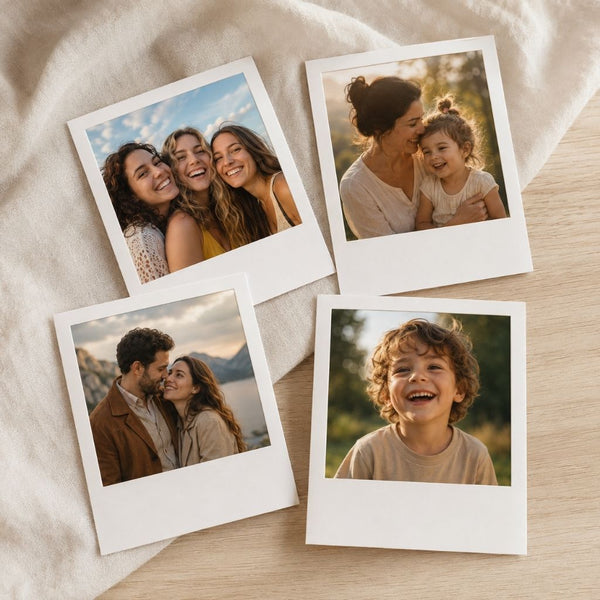 Pola Kart Fotoğraf Baskı - 4 Adet - Hediye Kutusu