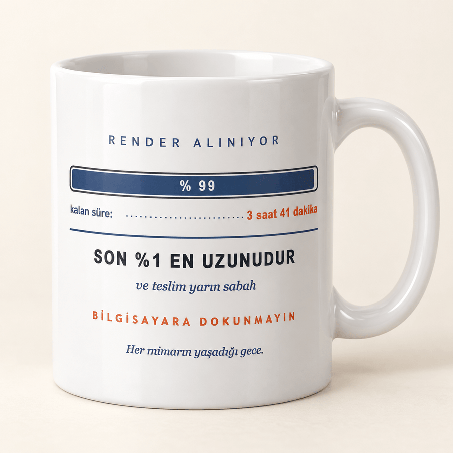 Render Alınıyor %99 Mimar Kupası - Hediye Kutusu