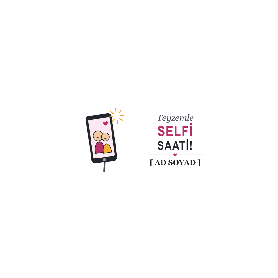 Selfi Saati - İsimli Teyze Kupası - Hediye Kutusu
