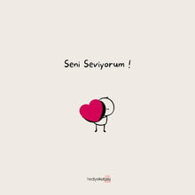 Seni Seviyorum Tebrik Kartı