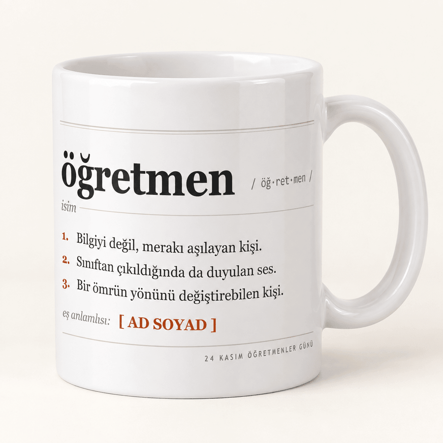 Sözlükte Öğretmen Hediye Kutusu - Hediye Kutusu