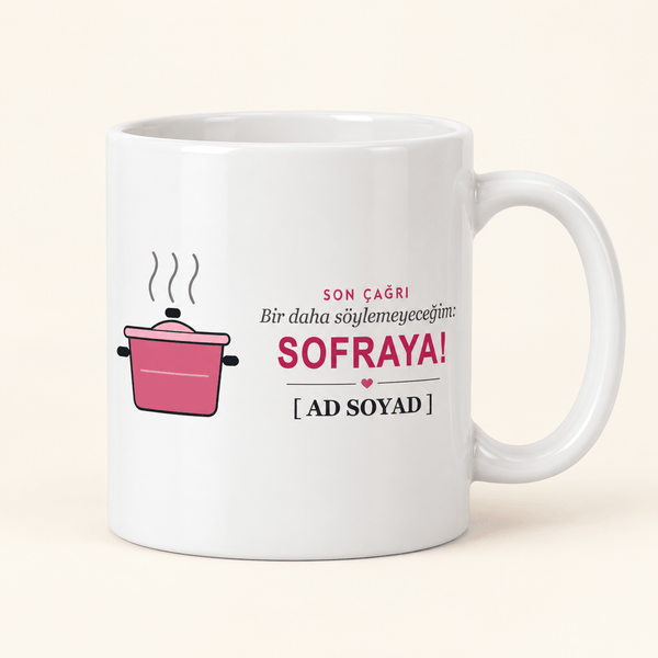 Sofraya! - İsimli Anne Kupası - Hediye Kutusu