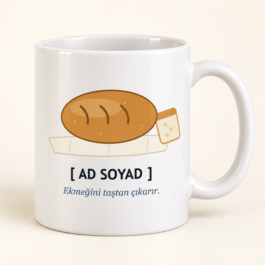 Somun Ekmekli İsimli Emekçi Kupası - Hediye Kutusu